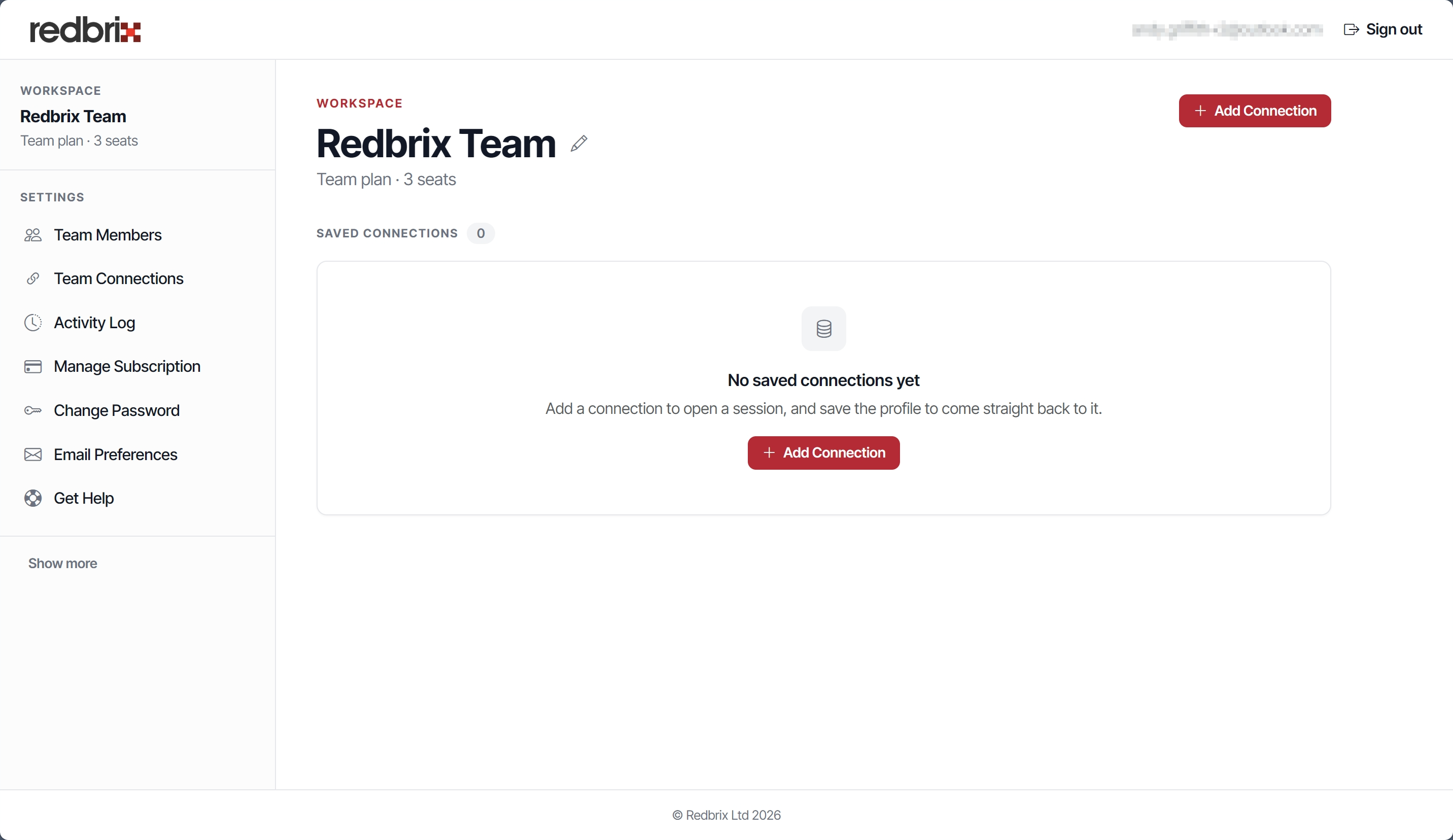 Workspace Teams Screenshot